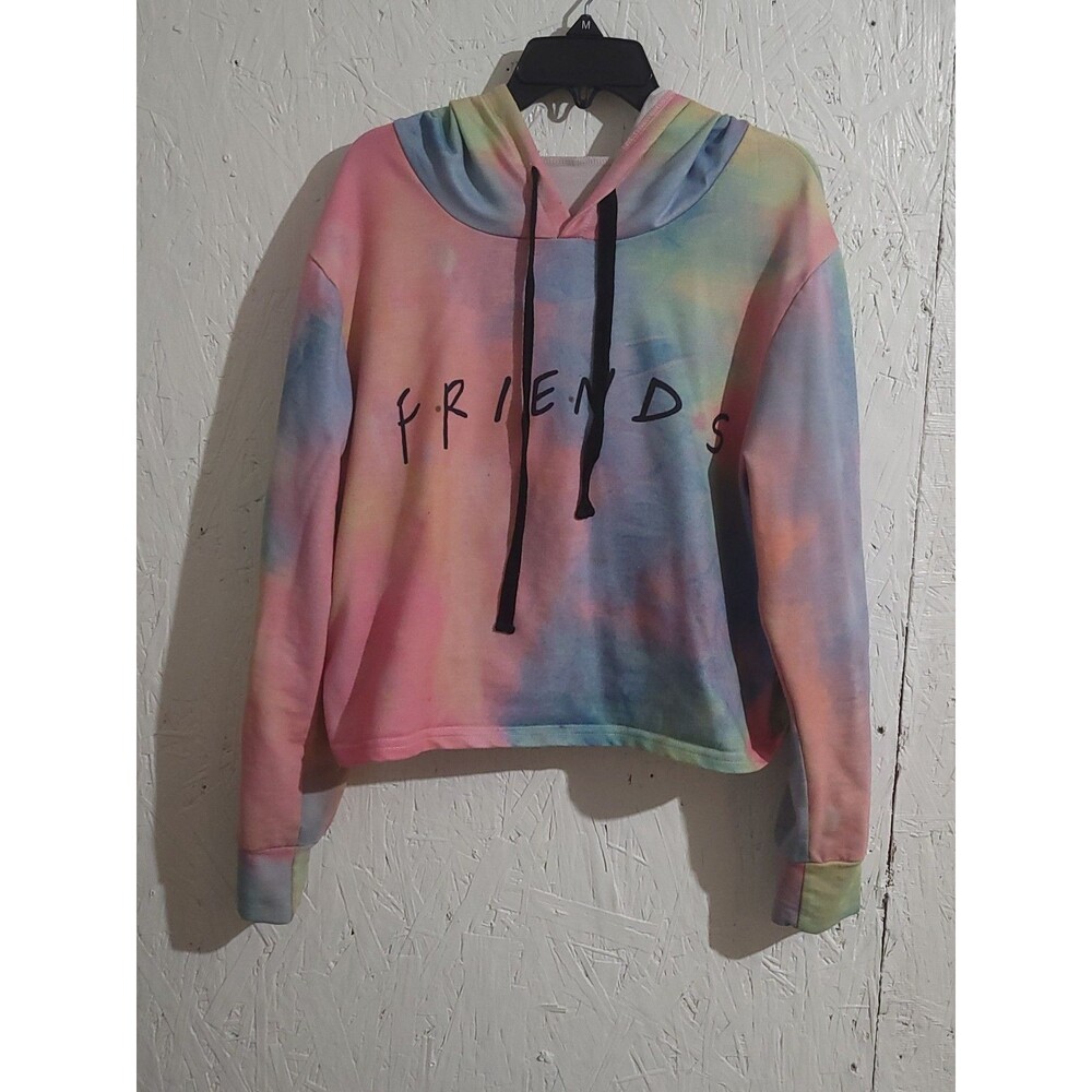 Friends tie-dye cropped hoodie AI24
